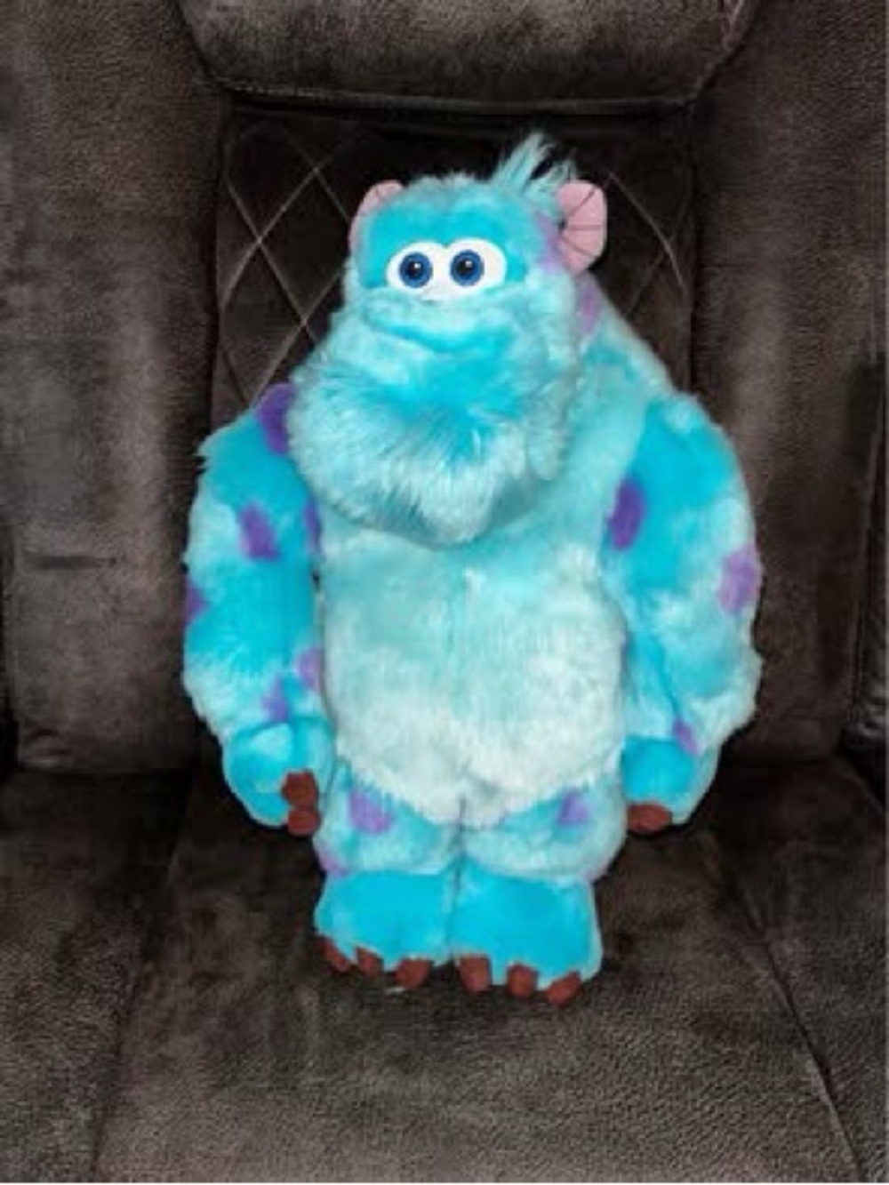 Disney Plush Blue and Purple Monster Cuddly Toy